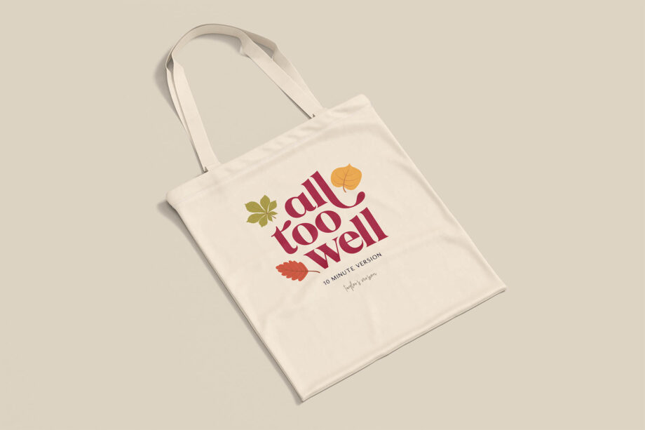 Taylor Swift All Too Well Lyrics Tote Bag